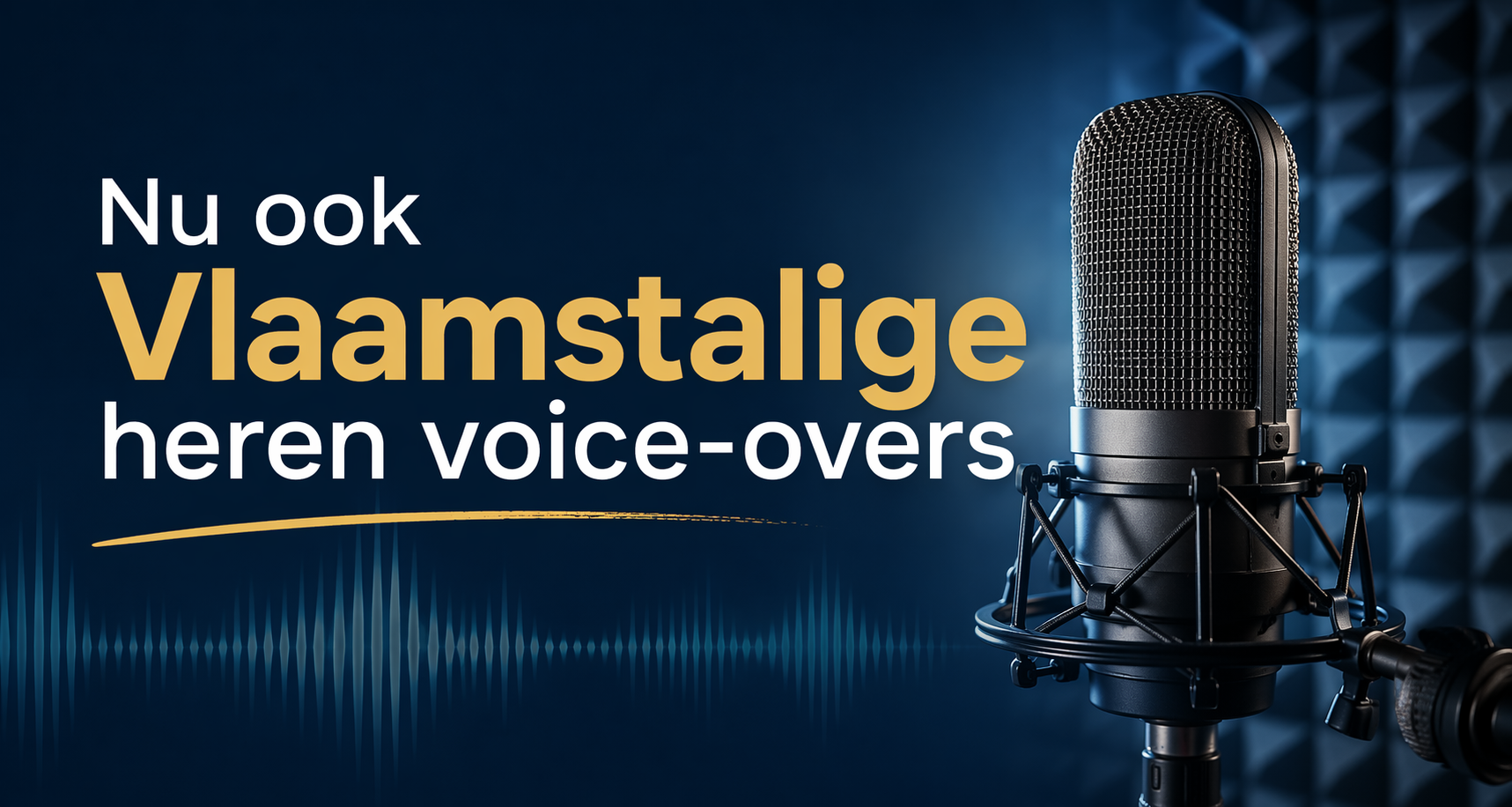 Nu ook Vlaamstalige heren voice overs